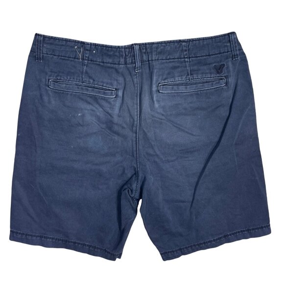 American Eagle Men's Shorts Classic Chino Navy Blue Size 31 - Picture 2 of 4